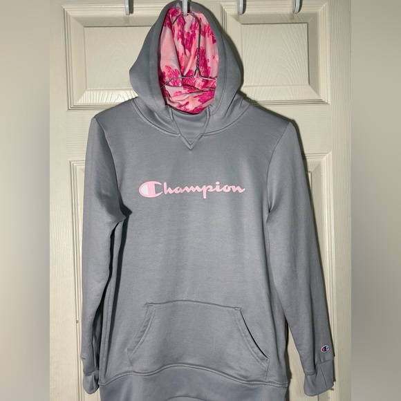 Champion Sweaters - Champion Hoodie Sweater Size Jr 14-16 Kangaroo Pocket
